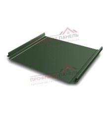 Кликфальц Pro 0,5 GreenСoat Pural Matt с пленкой на замках RR 11 темно-зеленый (RAL 6020 хромовая зелень)