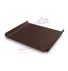 Кликфальц Pro 0,7 PE с пленкой на замках RAL 8017 шоколад