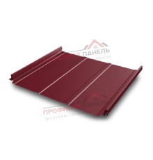 Кликфальц Pro Line 0,45 Drap с пленкой на замках RAL 3005 красное вино