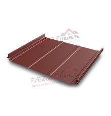 Кликфальц Pro Line 0,5 GreenCoat Pural Matt с пленкой на замках RR 29 красный (RAL 3009 оксидно-красный)