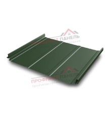 Кликфальц Pro Line 0,5 GreenCoat Pural с пленкой на замках RR 11 темно-зеленый (RAL 6020 хромовая зелень)