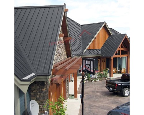 Кликфальц Pro Line 0,5 Satin Мatt с пленкой на замках RAL 7024 мокрый асфальт