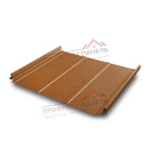 Кликфальц Pro Line 0,5 Quarzit с пленкой на замках Cuprum Steel
