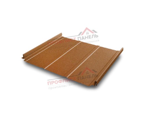 Кликфальц Pro Line 0,5 Quarzit с пленкой на замках Cuprum Steel