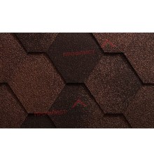 Мягкая черепица "Антик", коричн, 3м2