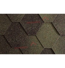 Мягкая черепица "Антик", зеленый, 3м2