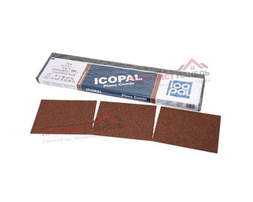 Конек/карниз combi, красный 10/16 м.п.