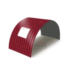 Укрытие для конвейеров из арочного профнастила МП10ПГ-1200, 0,6, в полимерном покрытии