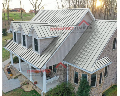 Профнастил НС38х1000-0.5 Полиэстер RAL7047