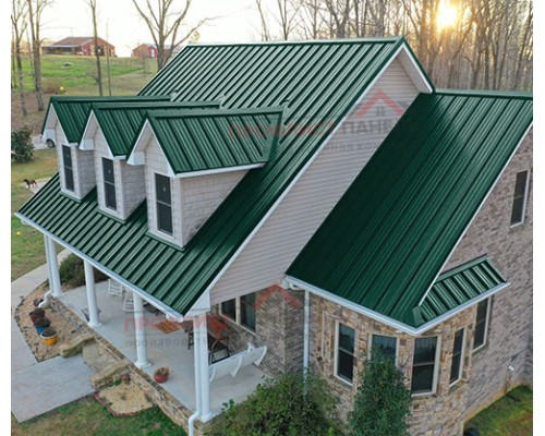 Профнастил НС38х1000-0.5 Полиэстер RAL6005