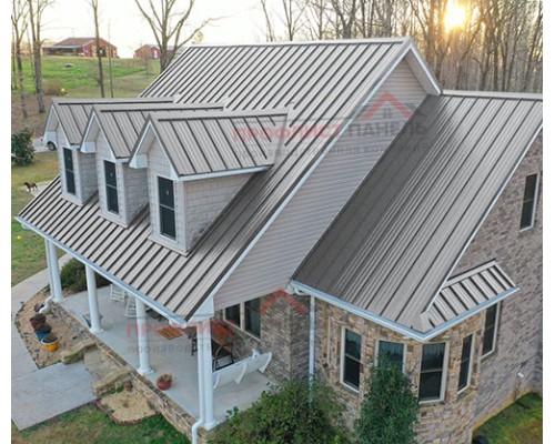 Профнастил НС38х1000-0.5 Norman (Полиэстер) RAL7004