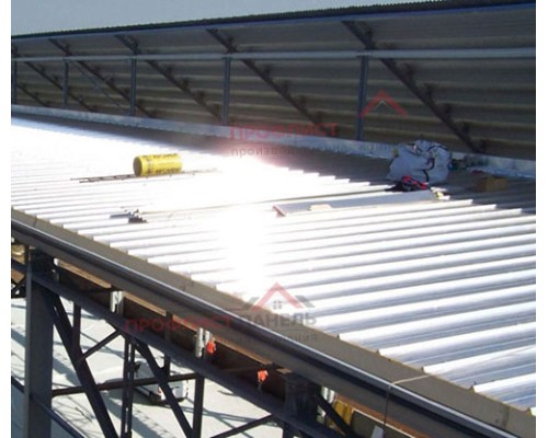 Профнастил НС38х1000-0.45 Оцинкованный