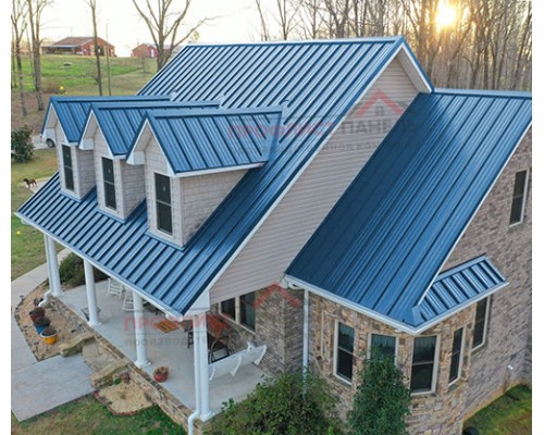 Профнастил НС38х1000-0.5 Norman (Полиэстер) RAL5015