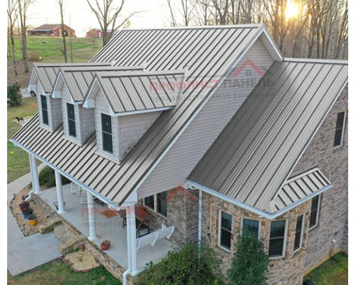 Профнастил НС38х1000-0.5 Полиэстер RAL9006