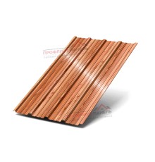 Профилированный лист НС38х1000-0.5 ECOSTEEL_T Кедр
