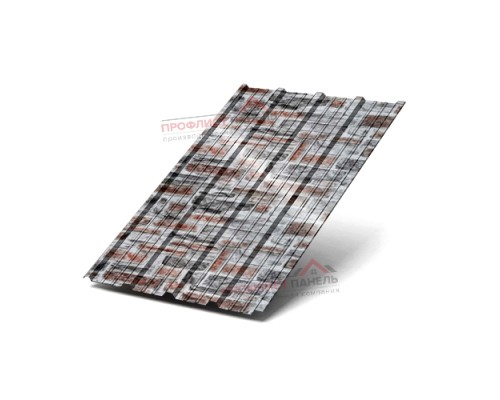 Профилированный лист НС38х1000-0.5 ECOSTEEL Кварцевый Сланец Профилированный лист НС38х1000-0.5 ECOSTEEL Кварцевый Сланец