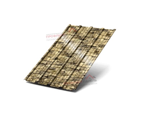 Профилированный лист НС38х1000-0.5 ECOSTEEL Песчаник Профилированный лист НС38х1000-0.5 ECOSTEEL Песчаник