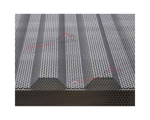 Перфорированный профилированный лист Т6-1179-0,5 Алюцинковый