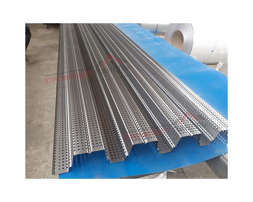 Перфорированный профилированный лист Т6-1179-0,5 Алюцинковый