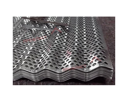 Перфорированный профилированный лист Т6-1179-0,5 Алюцинковый