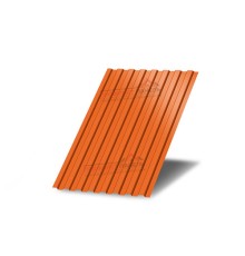 Профнастил С8 с нестандартной шириной 0,90 м толщина 0,45 окрашенный