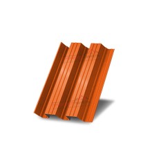 Профнастил Н114 с нестандартной шириной 0,60 м толщина 0,55 окрашенный