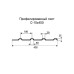 Профнастил С10 с нестандартной шириной 0,40 м толщина 0,5 окрашенный