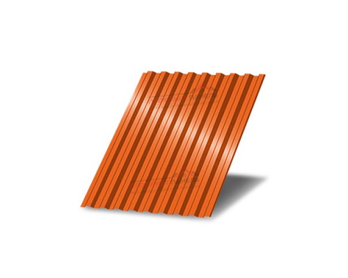 Профнастил С21 с нестандартной шириной 0,90 м толщина 0,55 окрашенный Профнастил С21 с нестандартной шириной 0,90 м толщина 0,55 окрашенный
