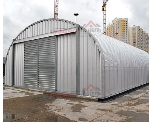 Разборный ангар модель Q 10.1x4.4, 3.8x3.6, 6.0