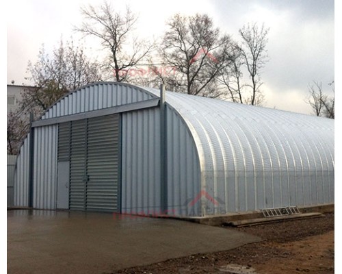 Разборный ангар модель S 6.3x4.3, 3.8x3.6, 6.0