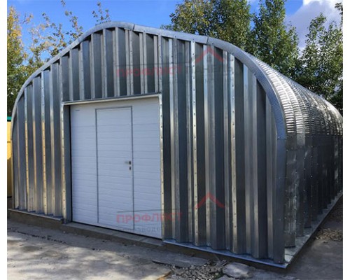 Разборный ангар модель P 9.0x4.5, 3.3x3.6, 3.0