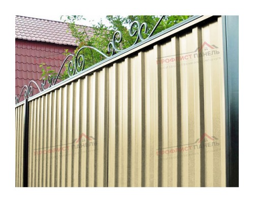 Профнастил С-15-1190-0.4 (с гранью) Полиэстер RAL 1014