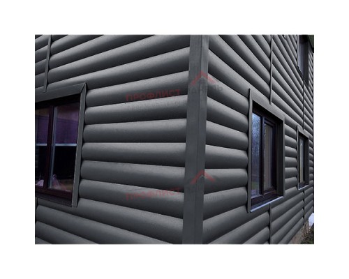 Блок-хаус classic 0,45 PE RAL7024 мокрый асфальт Блок-хаус classic 0,45 PE RAL7024 мокрый асфальт