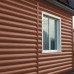 Сталь Блок-хаус 0,390 0,5 Atlas с пленкой RAL8004 терракота