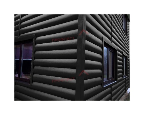 Блок-хаус classic 0,5 Стальной бархат RAL9005 черный