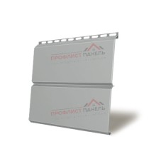 ЭкоБрус 0,345 0,45 PE RAL9006 бело-алюминиевый