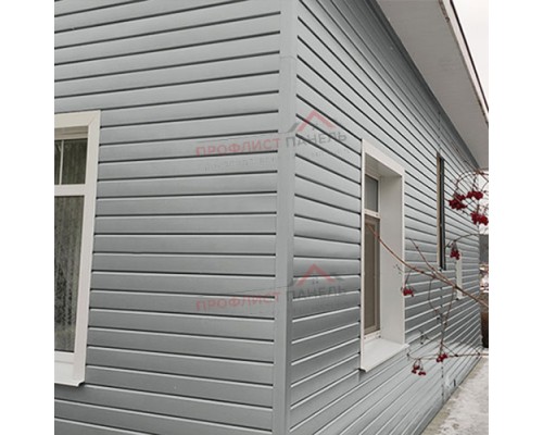 ЭкоБрус 0,345 0,45 PE RAL9006 бело-алюминиевый