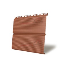 ЭкоБрус 0,345 гофрированный 0,45 PE RAL8004 терракота