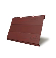 Вертикаль 0,2 prof 0,5 GreenCoat Pu-foil RR29 красный (RAL3009 оксидно-красный)