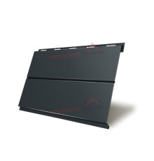 Вертикаль 0,2 line 0,5 Satin с пленкой RAL7016 антрацитово-серый Вертикаль 0,2 line 0,5 Satin с пленкой RAL7016 антрацитово-серый