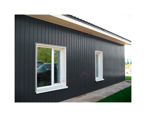 Вертикаль 0,2 line 0,5 Satin с пленкой RAL7016 антрацитово-серый