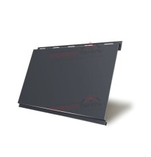Вертикаль 0,2 classic 0,5 Quarzit Pro Matt с пленкой RAL7024 мокрый асфальт Вертикаль 0,2 classic 0,5 Quarzit Pro Matt с пленкой RAL7024 мокрый асфальт
