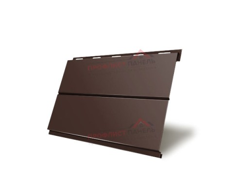 Вертикаль 0,2 line 0,5 Satin с пленкой RAL8017 шоколад Вертикаль 0,2 line 0,5 Satin с пленкой RAL8017 шоколад