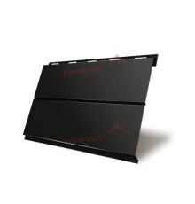 Вертикаль 0,2 line 0,5 Quarzit lite с пленкой RAL9005 черный