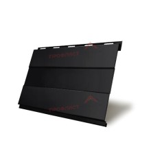 Вертикаль 0,2 prof 0,5 Velur20 с пленкой RAL9005 черный