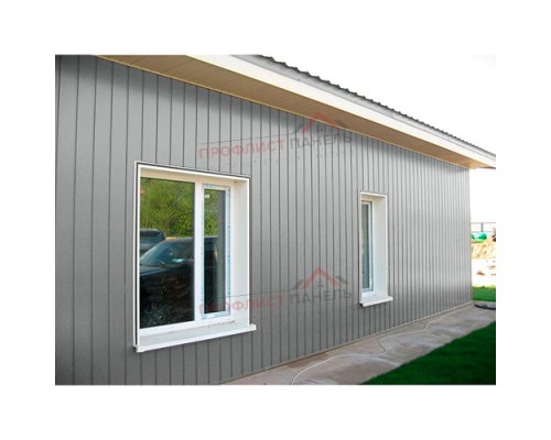Вертикаль 0,2 gofr 0,5 Satin с пленкой RAL9006