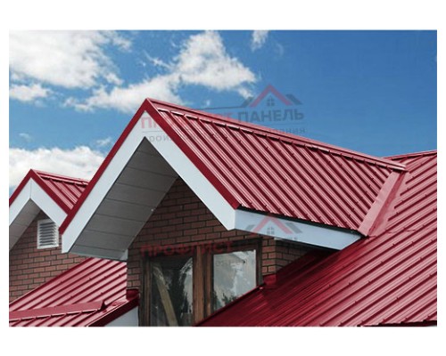 Акустическая кровельная сэндвич-панель из минеральной ваты, ширина 1200 мм, толщина 150 мм, 0.5/0.5, RAL3003