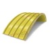 Арочные сэндвич-панели из минеральной ваты, ширина 1200 мм, толщина 20 мм, 0.5/0.5, RAL1018