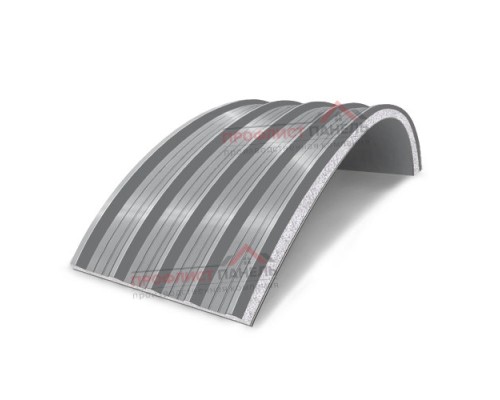 Арочные сэндвич-панели из пенополистирола, ширина 1000 мм, толщина 200 мм, 0.5/0.5, RAL7004