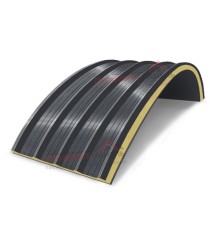 Арочные сэндвич панели из пенополиуретана, ширина 1000 мм, толщина 60 мм, 0.5/0.5, RAL7024